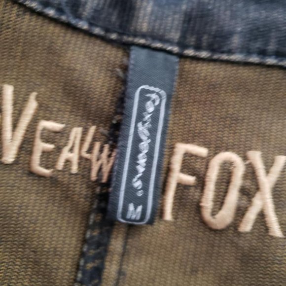 Foxy Jeans Acid-Wash Long, Corduroy Jacket - Picture 8 of 10